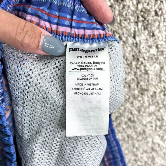 Patagonia Shorts Women’s Medium Barely Baggies Blue Nylon 2” Athletic - Picture 6 of 8